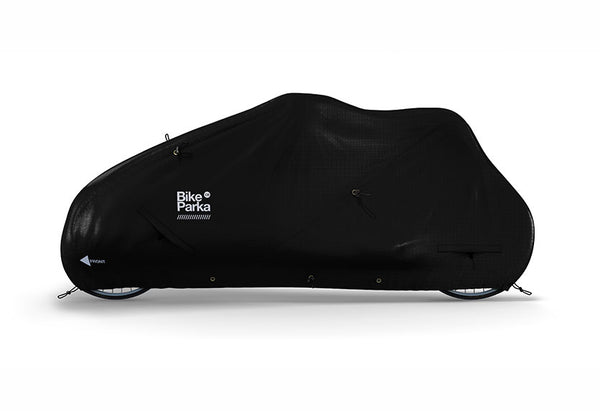 BikeParka Cargo waterproof cover for box-style and long-frame cargo bikes